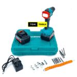 Meakida DF001G Powerful 198Vmax Brushless Cordless Impact Drill Kit
