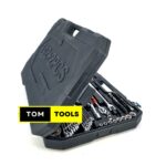 142+2PCS Chrome Vanadium ½ inch  and ¼ inch Ratchet Set Tool Kit