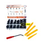 229PCS Assorted Car Push Retainer Body Clips and Pry Bars Removers