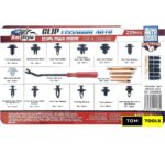 229PCS Assorted Car Push Retainer Body Clips and Pry Bars Removers