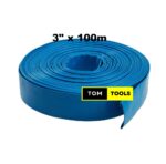 3 inch x 100m Uncoupled Water PVC Delivery Hose Pipe
