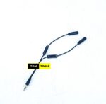 3.5mm TRRS Audio Splitter Adapter Cable with Independent Volume Sliders