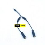 3.5mm TRRS Audio Splitter Adapter Cable with Independent Volume Sliders