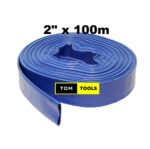 2 inch x 100m Uncoupled Water PVC Delivery Hose Pipe