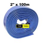 2 inch x 100m Uncoupled Water PVC Delivery Hose Pipe
