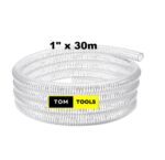1 inch x 30m Clear Wired Heavy Duty Suction Pipe