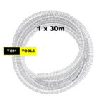 1 inch x 30m Clear Wired Heavy Duty Suction Pipe