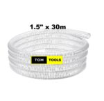 1.5 inch x 30m Clear Wired Heavy Duty Suction Pipe