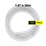 1.5 inch x 30m Clear Wired Heavy Duty Suction Pipe