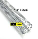 1.5 inch x 30m Clear Wired Heavy Duty Suction Pipe