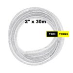 2 inch x 30m Clear Wired Heavy Duty Suction Pipe