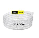 2 inch x 30m Clear Wired Heavy Duty Suction Pipe