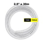 2.5 inch x 30m Clear Wired Heavy Duty Suction Pipe