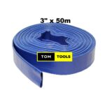 3 inch x 50m Uncoupled Water PVC Delivery Hose Pipe
