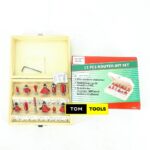 12PCS 6.0mm Shank Router Bit Set