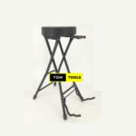 Guitarist Stool with Integrated Guitar Stand