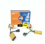 R12 H4 Super Bright 400W 90000lm LED Headlight Bulbs