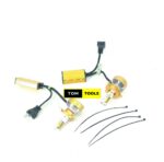 R12 H4 Super Bright 400W 90000lm LED Headlight Bulbs