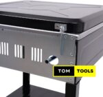 4 Burner Gas Cooker Stove with Removable Storage Shelf and Stand