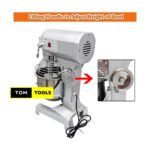 30QT 3-Speed Adjustable Commercial Food Dough Mixer with Stainless Steel Bowl