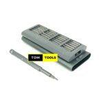 48PCS Precision Screwdriver Set Metal Magnetic Handle, Bits, Case