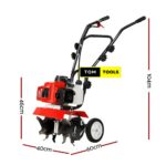 63cc Petrol Tiller Cultivator 400mm with Foldable Handle